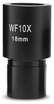 Mikroskop 1PCS WF10X 18mm Weitfeld Okular mit Mikrometer Absehen Weitwinkel 23,2mm Montage Größe Fit for Verbindung Mikroskop(WF10X18mm With Scale)
