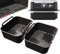 Silicone Liners for Ninja AF500UK | 2PCS Reusable Air Fryer Liners | 2.75mm Thick, Convex Base, Non-Stick & Dishwasher Safe | by iStock Kitchen