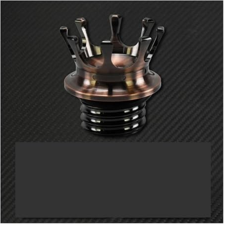 Motorrad Crown Tankdeckel Schwarz/Gold/Chrom/Bronze Tankdeckel Für Harle& Sportser XL883 1200 Touring Dyna Softail FLS FXBB Kraftstofftankdeckel