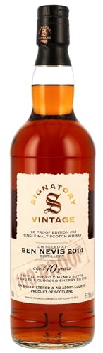 Ben Nevis 2014 Signatory Vintage 100 Proof Edition Single Malt Whisky (1x0,7l)