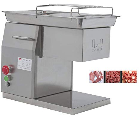 CGOLDENWALL 550W Elektrischer Fleischkutter丨Edelstahl Fleischwolf für 250kg/stunden z.b fertiges Rindfleisch&Lammfleisch丨Fleischschneider mit Abnehmbare Klinge von 2.5/3/5/6/7/8/10mm丨Meat Grinder QX