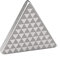 Tie Mags Herren Magnetische Krawattenklammer - Silber -