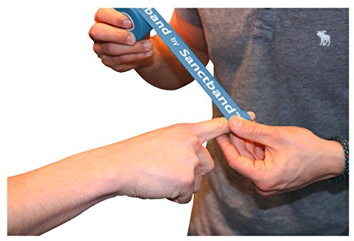 Flossband Level 2, 2m x 2,5 cm, mittel, blau