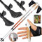 Nordic Walking Stöcke Aluminium mit Handgelenkschlaufen | GRATIS - Nordic Walking/Fitness App (120)