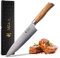 Wakoli Olive Damast Chefmesser – 20 cm Klinge aus 67 Lagen Damaststahl mit VG10-Kern, ergonomischer Olivenholzgriff, Premium Küchenmesser, in Geschenkbox