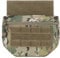 Taktische Dump Pouch mit Haken und Schlaufe für AVS JPC CPC Taktische Weste Utility Gebrauchstasche Dangler Tasche (Multicam)