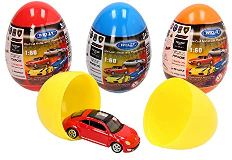 Welly 1:60 Auto im Ei 12f Tray = 12 Display = 36