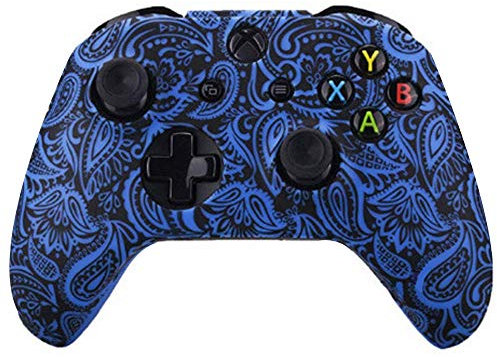 Taifond - Funda de silicona antideslizante para mando de Microsoft Xbox One S y One X con dos tapas de agarre para el pulgar