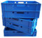 kanister-vertrieb® 5er Set E1-Kiste Eurobox Metzgerkiste Lagerbox 60x40x12,5 cm stabil für Lebensmittel geeignet (blau)
