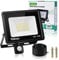 Security Lights Outdoor Motion Sensor, 30W 2700LM LED Flood Lights with PIR Sensor, IP66 Waterproof Outdoor Lights with 1.5M Wire, Daylight White Outside Wall Light for Garden, Garage, Forecourt