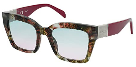 TOUS Damen Stob47 Sonnenbrille, Rosa/Grün (Green Fantasy), 66