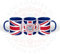 Print Maniacs Kings Coronation Mug 2023 Official Union Jack 11oz Mug King Charles III Commemorative Souvenir Gift His Majesty The King Royal Memorabilia Gifts (Blue Infill)