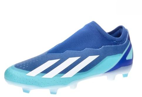 Adidas Unisex X Crazyfast.3 Ll Fg Football Shoes (Firm Ground), Bright Royal/FTWR White/Solar Red, 44 2/3 EU