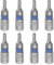 sourcing map 8pcs H2.5 Hex Screwdriver Bit 2.5mm 1/4 Hex Shank 1 Length S2 Steel Magnetic Power Drill Bits