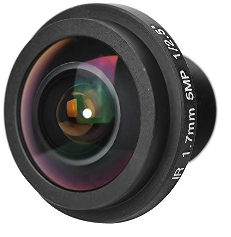 Obiettivo per Fotocamera Fisheye, New Board 5mp 1.7mm LENTE Grandangolare 170 ° Sicurezza Fisheye View per Telecamera CCTV