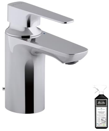Mitigeur lavabo JACOB DELAFON Aleo+ avec tirette + nettoyant Briochin