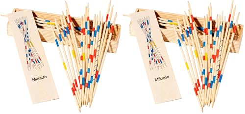 Aquamarine Games Mikado Pro, Juego de Palillos Chinos, Paquete de 2