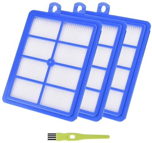 HEPA13 Filtro para aspiradora AEG LX7 LX8 LX9 VX6 VX7 VX8 VX9 Animal Performer Aspiradora, Filtro de repuesto para Philips FC8038/01 FC9150, AEG AFS1W AEF12 Turbo Cyclonic, Electrolux EFH12 Accesorios