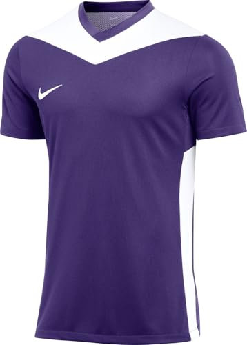 Nike M NK DF Prk Drb Iv JSY SS Haut à Manches Courtes, Violet/Blanc/Blanc, m Homme
