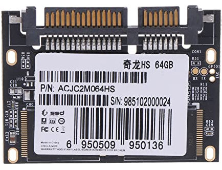 CATSELURRY SATA III SSD 64GB Half-Slim SATA III SSD Drive for Computer Internal Hard Drive Laptop Hard Drive Replacement