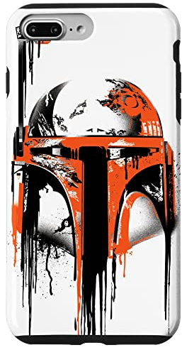 Star Wars Boba Fett Helm Farbe Drip White Hülle für iPhone 7 Plus/8 Plus