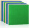 Etarnfly 8 Pack Classic Base Plates,25.5 x 25.5 cm Building Board Baseplates 100% Compatible with All Major Brands,Grey/Sand/Blue/Green