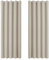 PONY DANCE Thermal Curtains W66 X L72 Inch for Living Room Energy Saving Balance Temperature Curtains with Eyelet Super Soft Noise Reducing Drapes for Window Treatment Bedroom/Nersery, Natural