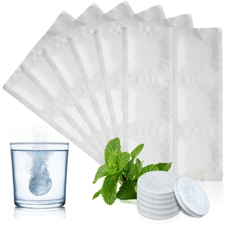 36 Pcs Water Bottle Cleaning Tablets, Water Bottle Cleaner Reservoir Tablets Cleansing Bottle Clean Sterilising Tablet, Cup Cleaner Tablet for Plastics Glass Stainless Steel Drinking Containers