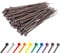Brown Cable Ties (100 Pack - 300mm x 3.6mm) Nylon Zip Ties Plastic Tie Wraps for Office Cable Tidy Garden DIY