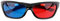 3D-Brille, universal, rot, rot, blau, Visoin, 3D-Glas, Abmessungen, Anaglifo, Film, Spiel, DVD, Video, Tv