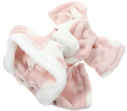 Parliky Decorative Plush Pet Clothes for Comfortable and Lightweight Dog Jacket Hood for Dogs for Cold Weather and Fun Parties