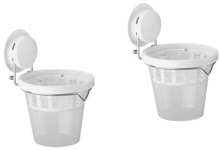 Yardwe 2 Pz Supporto Per Vaso Di Fiori Vaso Da Parete Vasi Sospesi Porta Piante Grasse Da Parete Appeso Coperto Porta Piante Da Terrario Vegetale Bianca Acciaio Inossidabile