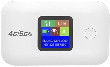 Sefdrert A8 4G LTE Router Inalámbrico WiFi Módem Portátil 3000mAh Mini Hotspot Exterior Pocket Mifi 150mbps con Repetidor de Tarjeta SIM,B