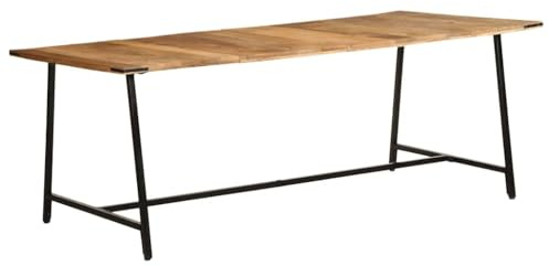 vidaXL Esstisch 200x100x75 cm Massivholz Mango, Küchentisch, Restauranttisch, Tisch Restaurant, Esszimmertisch, Bistrotisch, Esszimmermöbel
