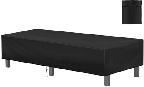 AOOWU Gartenliege Abdeckung, Gartenliegenbezug Reißfest Oxford Schutzhülle Wasserdicht & Winddicht & UV-Schutz für abdeckhaube liegen, Schutzhülle für Sonnenliege Liegestuhl Deckchair (200×70×30cm)