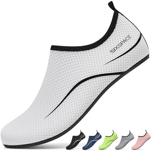 Sixspace Barefoot Water Shoes Men Women Lightweight Ladies Aqua Aerobics Shoes for Swim Running Surfing Driving Diving Kayaking Beach Yoga