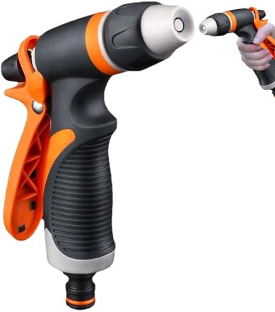 Lance D'arrosage | Tête de Pulvérisation Antidérapante Haute Pression | Buse de Jardin Multijets Réglable Robuste - pour Lavage d'Animaux Arrosage Arbres Fleurs Pelouse