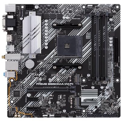 Motherboard Fit For ASUS PRIME B550M-A (WI-FI) Supporto scheda madre Ryzen 5 3600 5600 5700 5800X3D CPU DDR4 4866 MHz 128 GB HDMI NVME M.2 AM4 Scheda