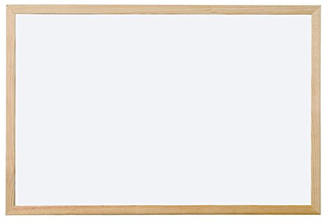 Q-Connect - Melaminrahmen aus Holz, 40 x 30 cm, Schwarz, KF03569