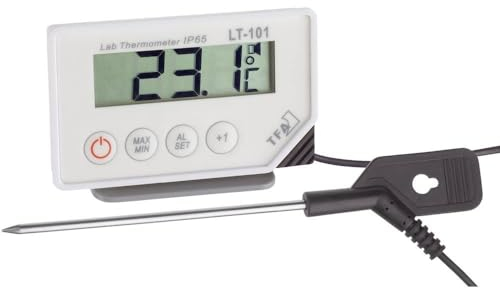 TFA Dostmann LT-101 Thermomètre à sonde à piquer Plage de mesure de température -40 à +200 °C sonde NTC conforme HACCP