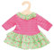 Heless 1624 - Kleid für Puppen im Design Blumi mit einem Farbmix aus Pink und Grün, Größe 28 - 35 cm