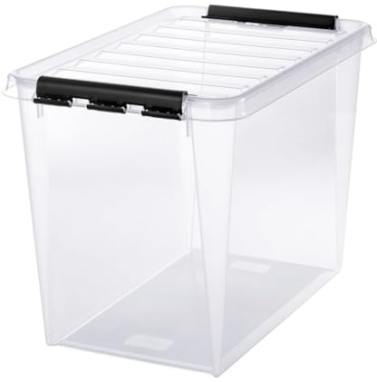 Orthex 3477170 Smart Store Classic 65 Clipbox, PP, Transparent, 60 x 40 x 43 cm