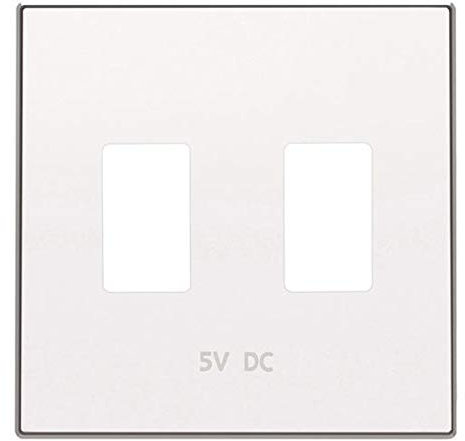 Niessen 8585.3 BL - Tapa cargador usb doble bl