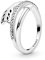 PANDORA Kreisförmiger Pfeil Ring aus Sterling-Silber mit Cubic Zirkonia aus der PANDORA Moments Kollektion, Größe: 52, 197830CZ-52