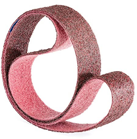 Score Abrasives Pro Line Vlies Schleifband für Messerschleifer/Messermacher | 50 x 2000 mm | alle Hersteller, Qualität und Körnung wählbar | Korn: Medium - rot (P120-P150)