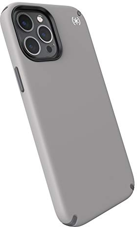 Speck Products Presidio2 PRO iPhone 12 Pro Max Case, Cathedral Grey/Graphite Grey/White
