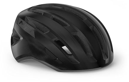 Helm MET Miles Negro Brillo T.S/M 52-58