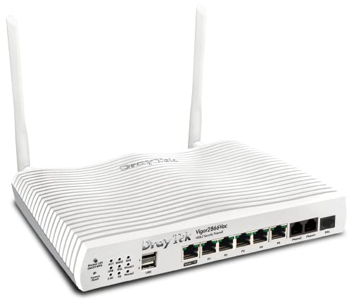 DrayTek Vigor 2866Vac - G.Fast Dual WAN módem Security VPN Firewall Router