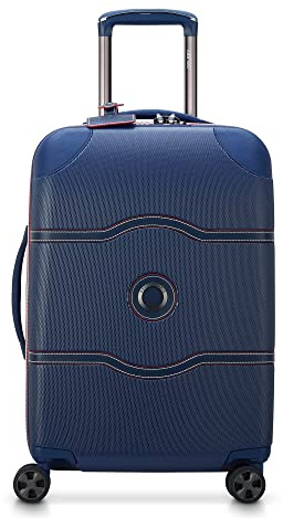 Delsey Paris Chatelet Hardside 2.0 Trolley mit Rollen, Navy, Carry-on 21 Inch, No Brake, Chatelet Hardside 2.0 Gepäckstück mit Rollen