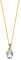 OROVI – Kette Damen aus 14 Karat (585) Gelbgold mit ovalem Topas im Tropfenschliff (0.78 ct) – Filigrane Edelstein Halskette Damen mit Anhänger – Goldkette Allergenfrei & handgemacht (45 cm)